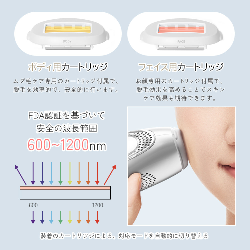 冷風式IPL脱毛器