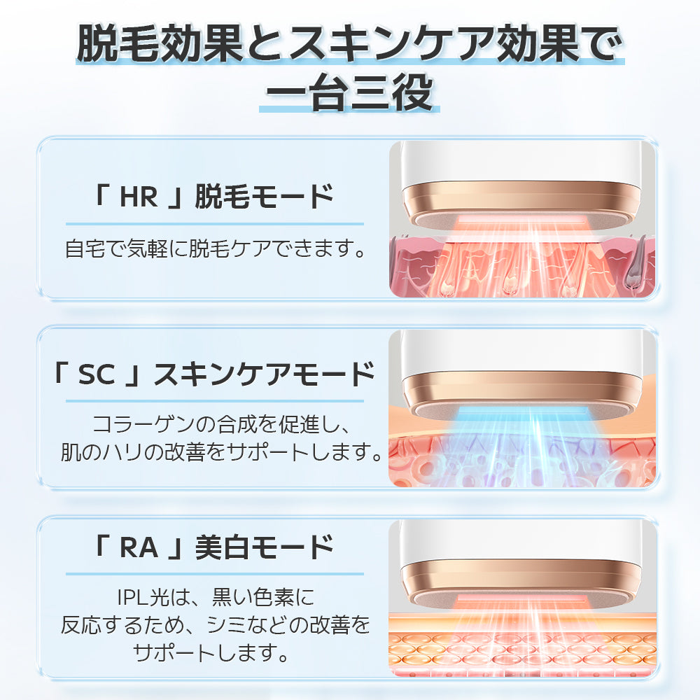 おすすめ】自宅で冷感脱毛？軽量設計のSarlisi家庭用IPL脱毛器はこちら！【コスパ高】