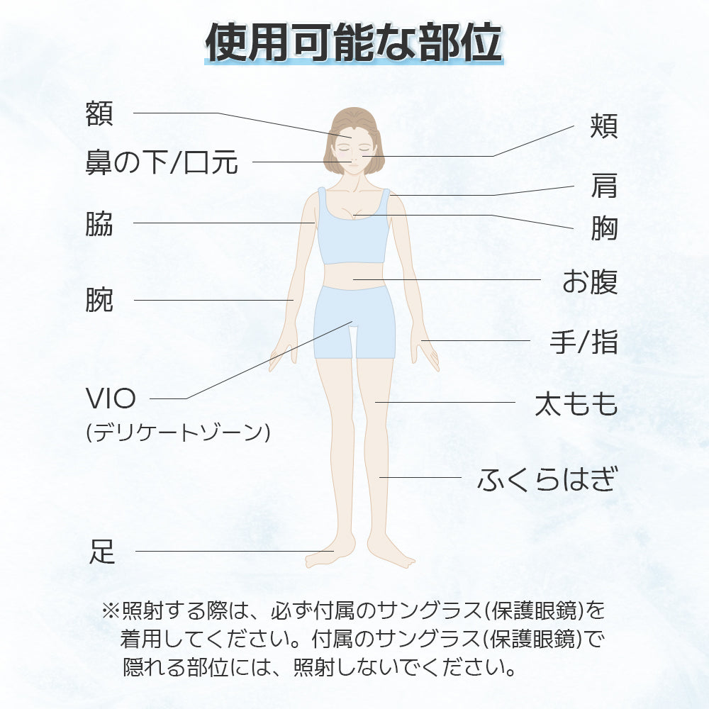 おすすめ】自宅で冷感脱毛？軽量設計のSarlisi家庭用IPL脱毛器はこちら！【コスパ高】